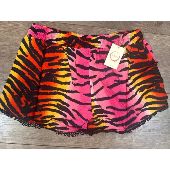 RAGA Anthologies Animal Print Shorts NWT M - Picture 10 of 10